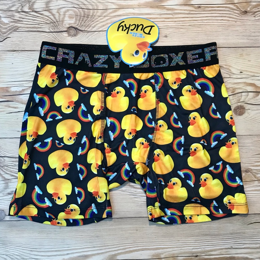 Crazy Boxer Rubber Ducky Boxer Briefs